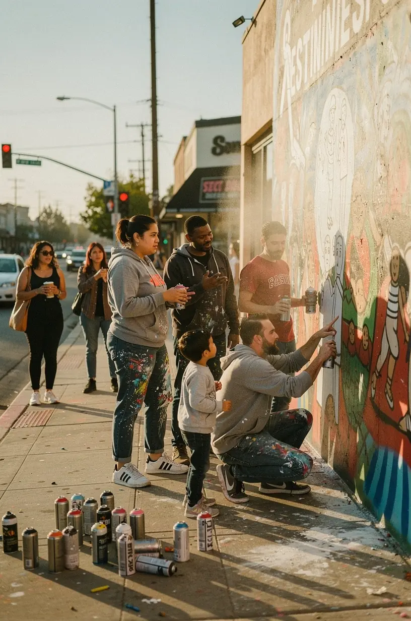 Community members sharing diverse cultural stories and insights.